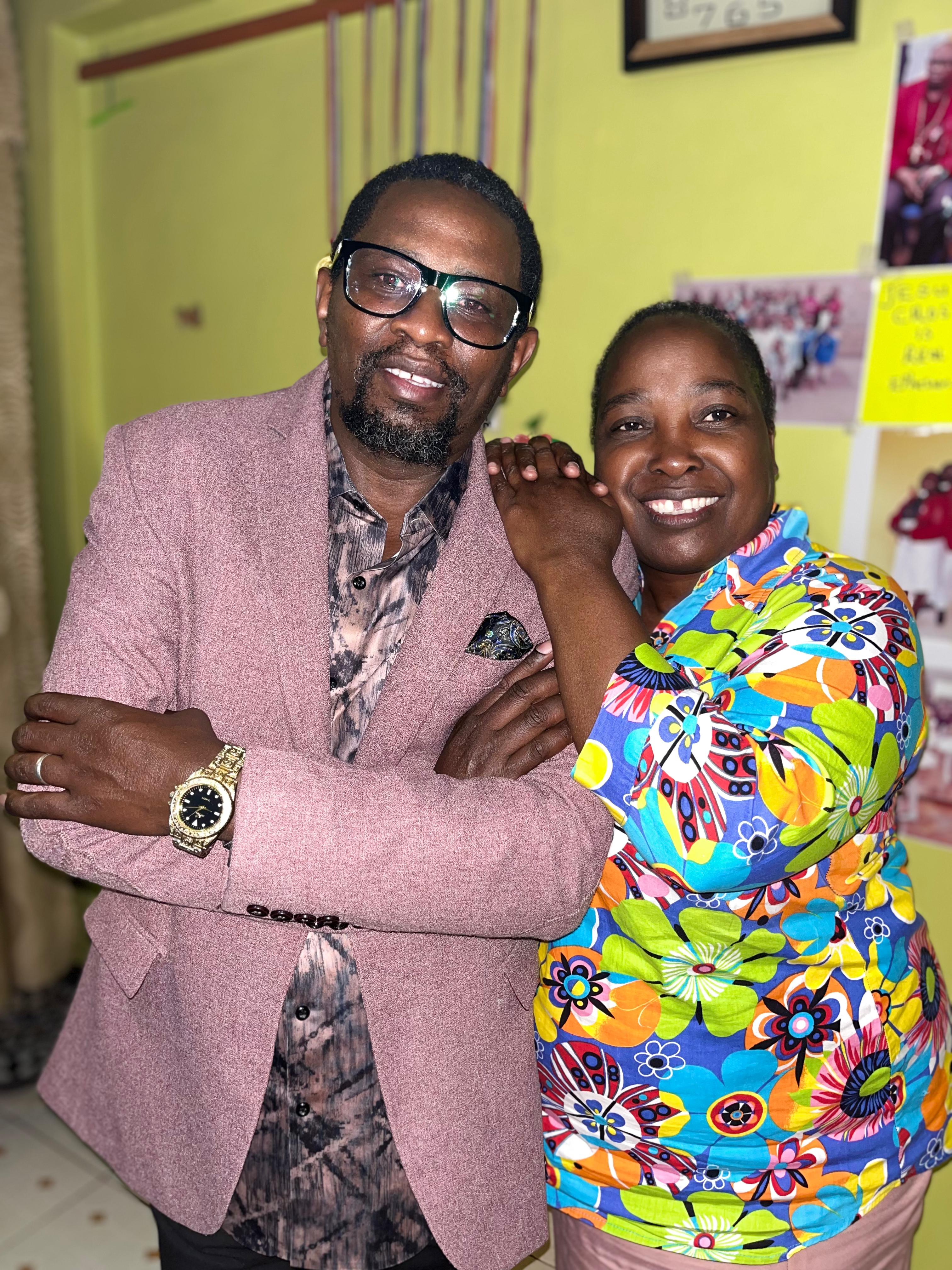 The two directors of JEHO Children's Home, Peter Njuguna and Miriam Wanjiru